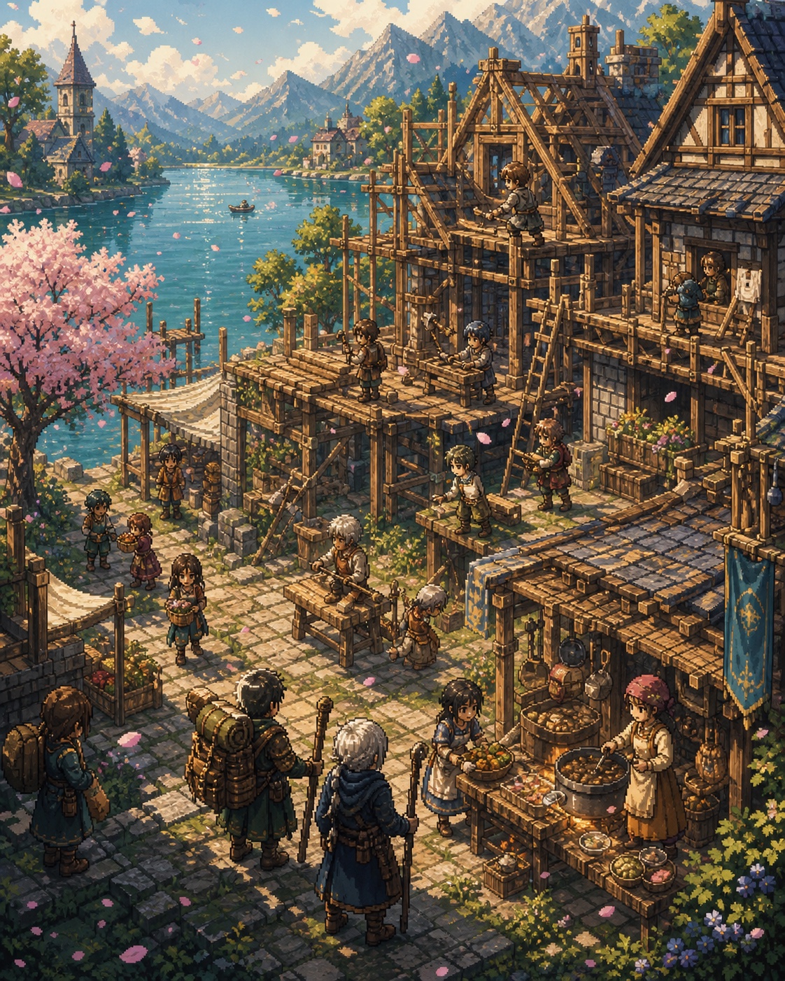 Turn a burned village into a home